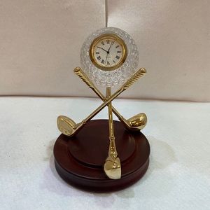Crystal Goldball Clock Stand